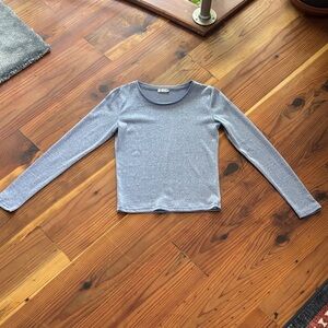 Sheer Lurex Long-Sleeve Table